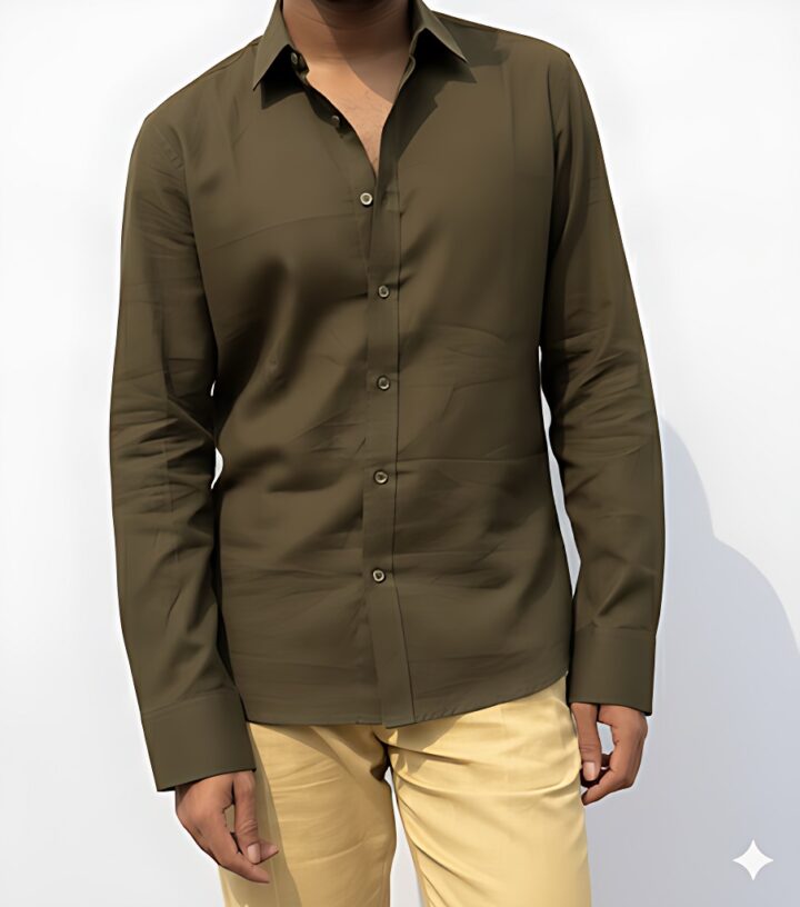 Earthly Shirt - Olive Green
